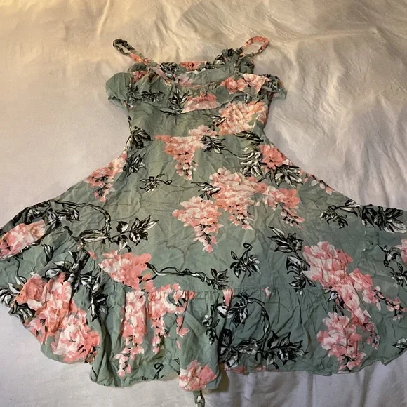 knee length dresses for ladies Floral Print Trim Cami Fully Lined Midi Dress for Spring and Summer Garden Parties - Multicolor